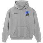 Super Mario Balotelli hoodie – grey men's hoodie featuring the Super Mario Balotelli Players Couture logo