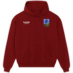 Super Mario Balotelli hoodie – red men's hoodie featuring the Super Mario Balotelli Players Couture logo