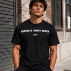 Superfly Jimmy Snuka Men's T-Shirt — lifestyle photo, Black t-shirt