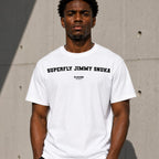 Superfly Jimmy Snuka Men's T-Shirt — lifestyle photo, White t-shirt