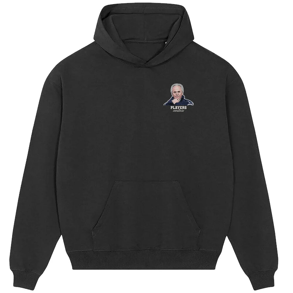 Sven Goran Eriksson hoodie – black men's hoodie featuring the Sven Goran Eriksson Players Couture logo