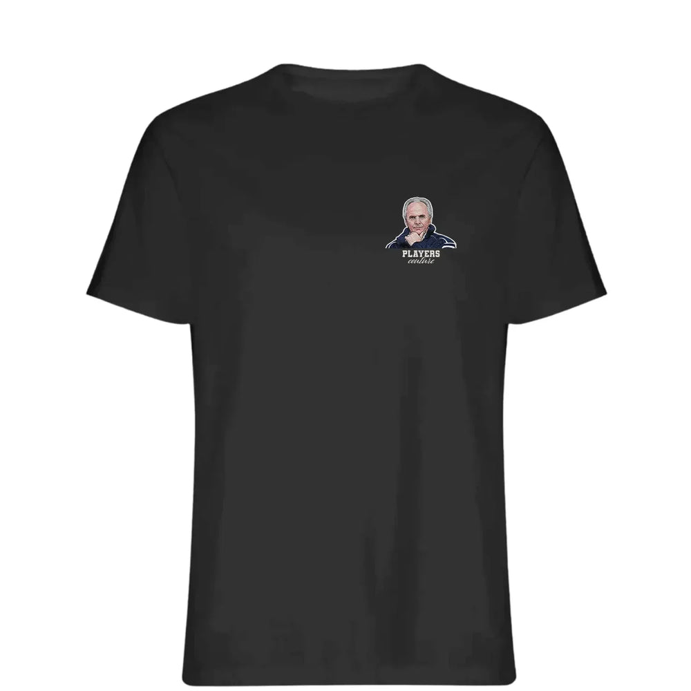 Sven-Goran Eriksson t-shirt – black men's t-shirt featuring the Sven-Goran Eriksson Players Couture logo