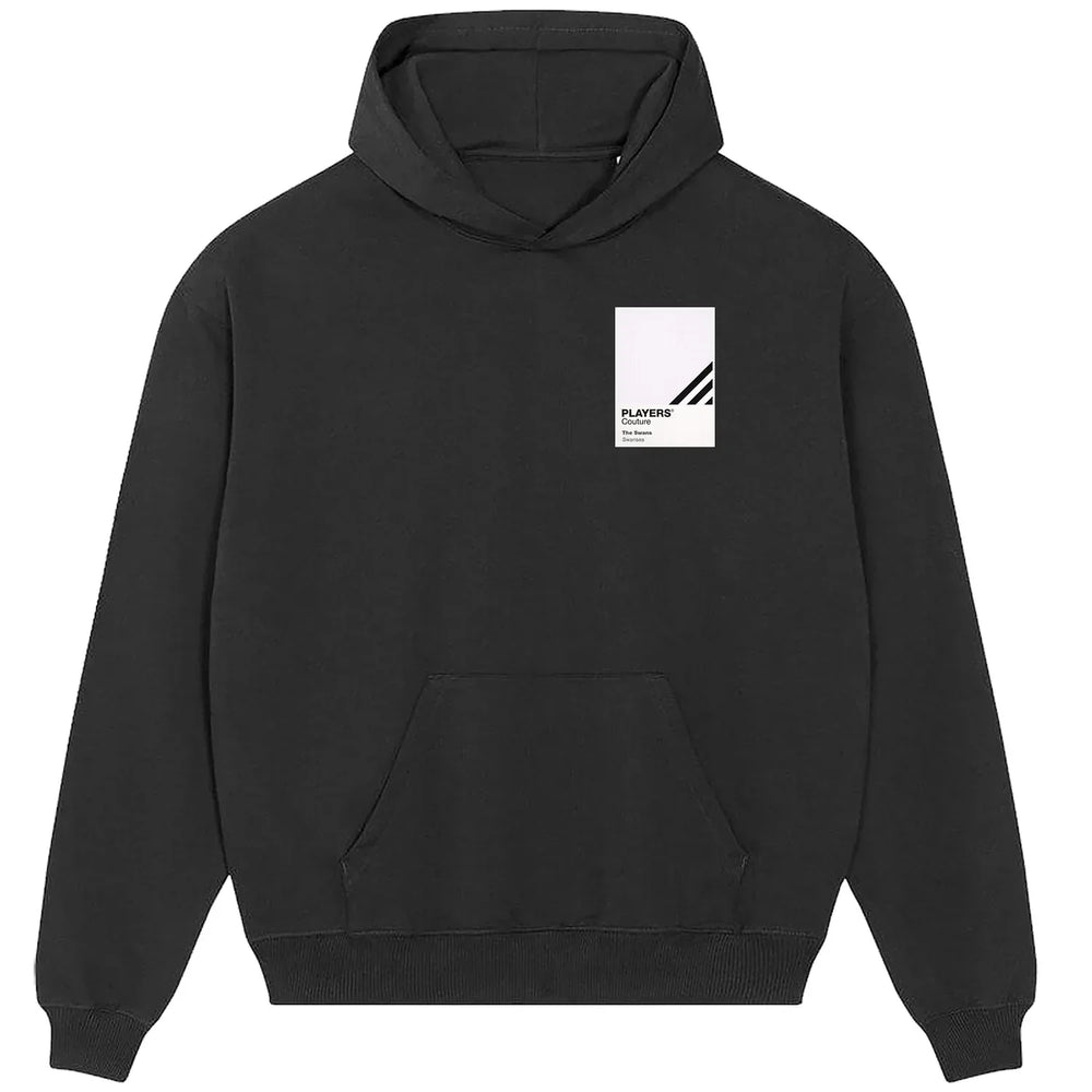 Swansea City hoodie – black men's hoodie featuring the Swansea City Players Couture logo
