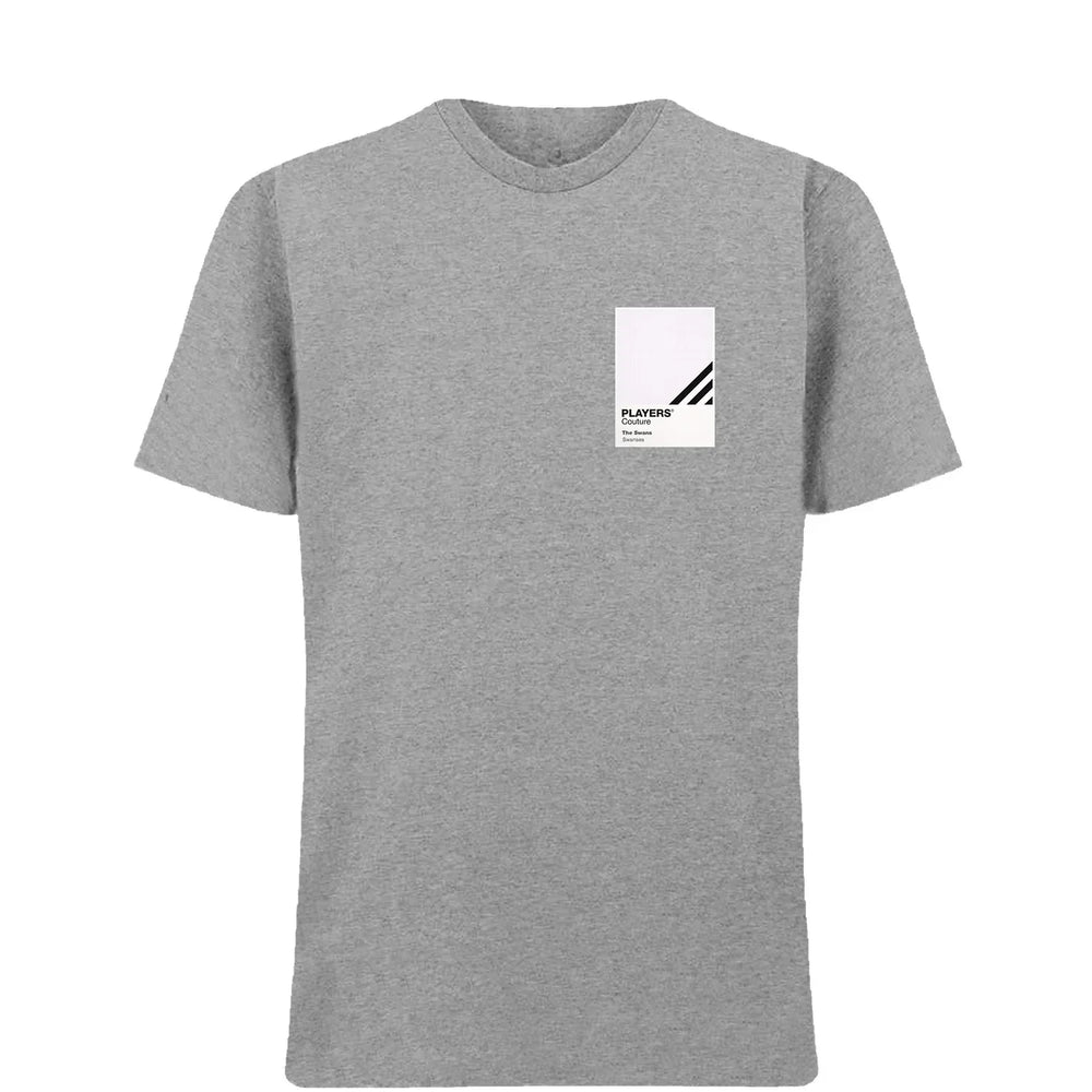Swansea City t-shirt – grey men's t-shirt featuring the Swansea City Players Couture logo