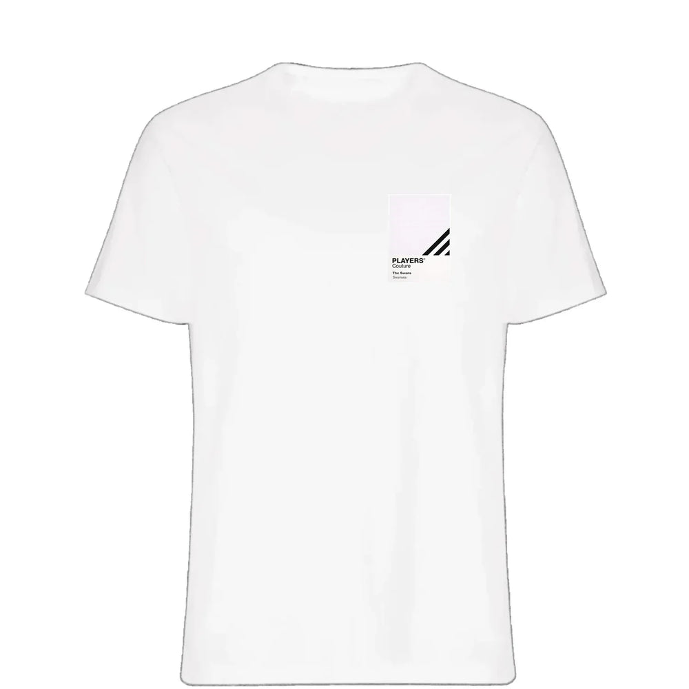 Swansea City t-shirt – white men's t-shirt featuring the Swansea City Players Couture logo