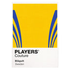 Sweden Classic Football Shirt Colours Frame Men's T-Shirt – white close-up detail shot of the Sweden Players Couture logo