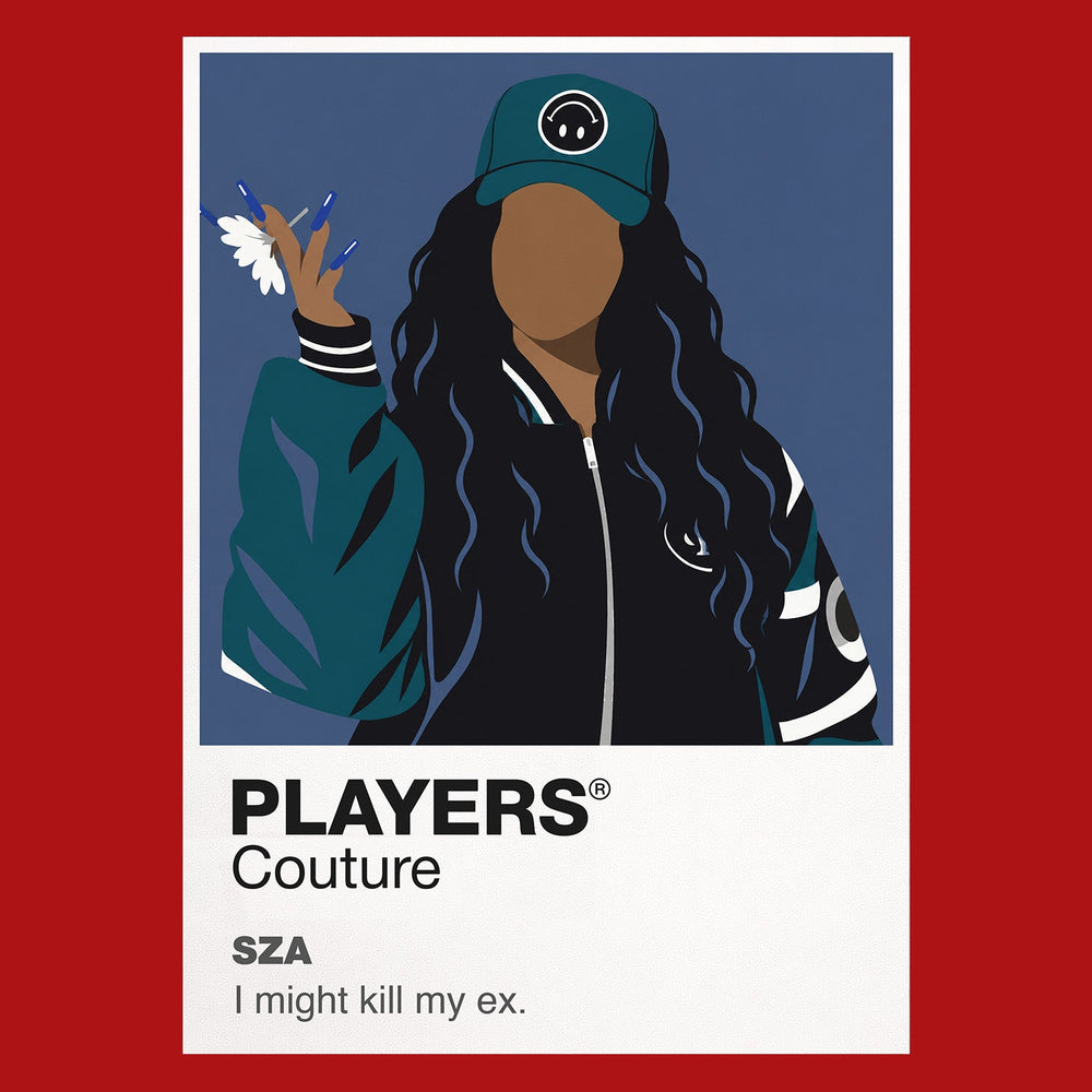 SZA SZA's natural styling and emotionally fluid alternative-R&B stage presence Icon Frame artwork in red