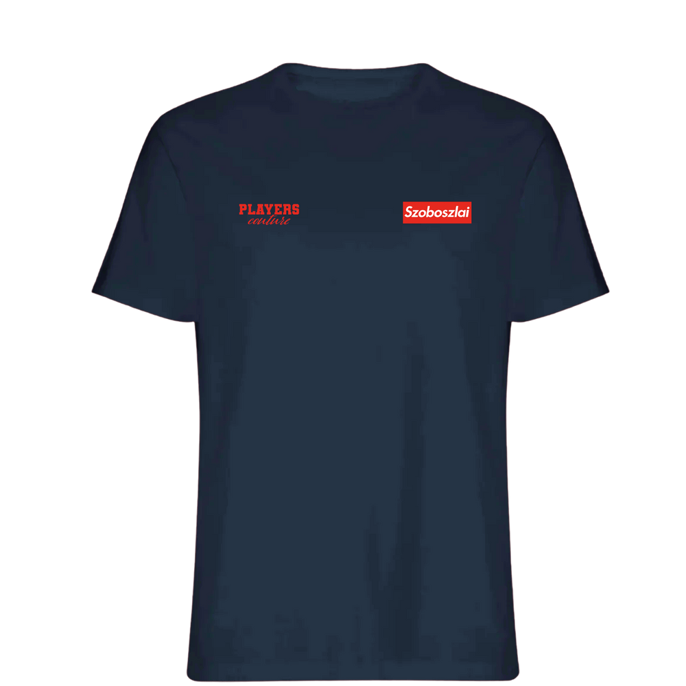 Szoboszlai Logo Players Couture Mens T-Shirt Navy