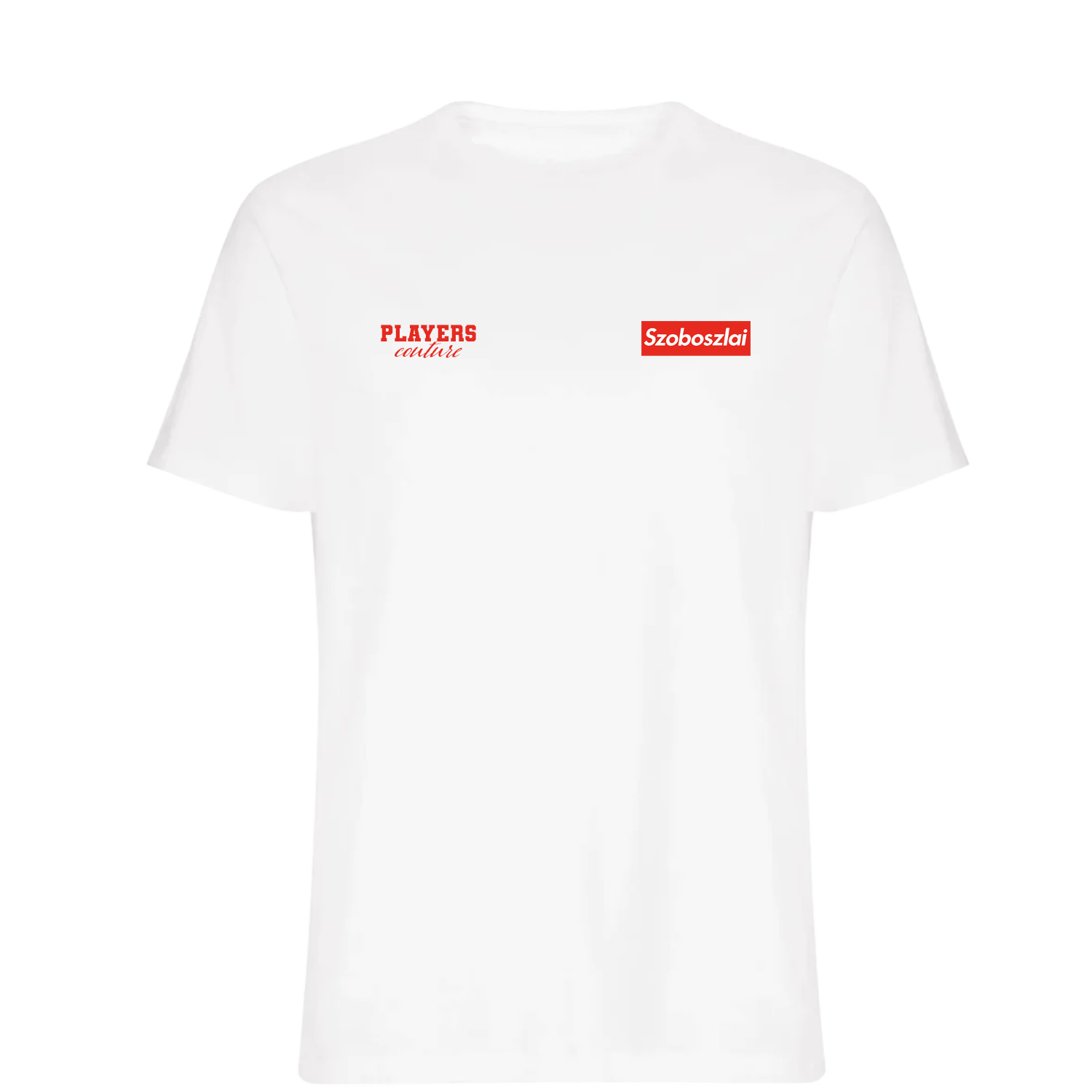Szoboszlai Logo Players Couture Mens T-Shirt White