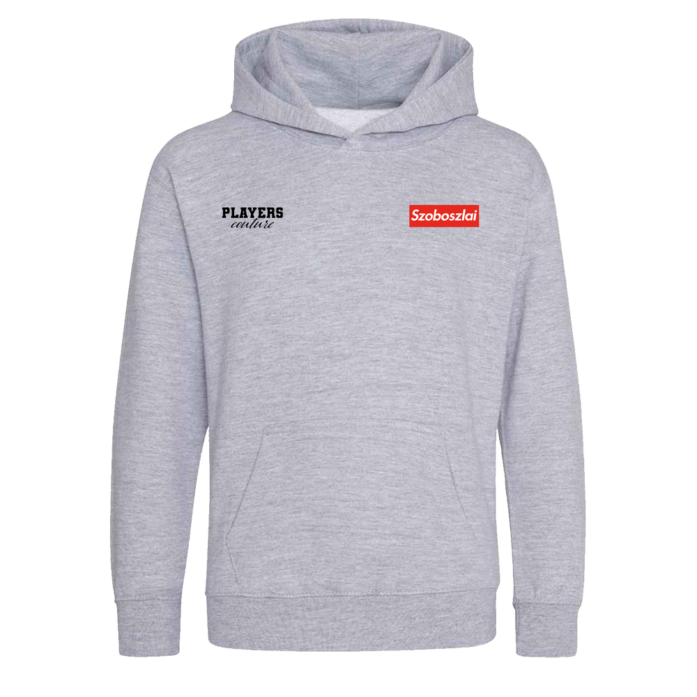 Dominik Szoboszlai Logo Players Couture Kids Hoodie Gray