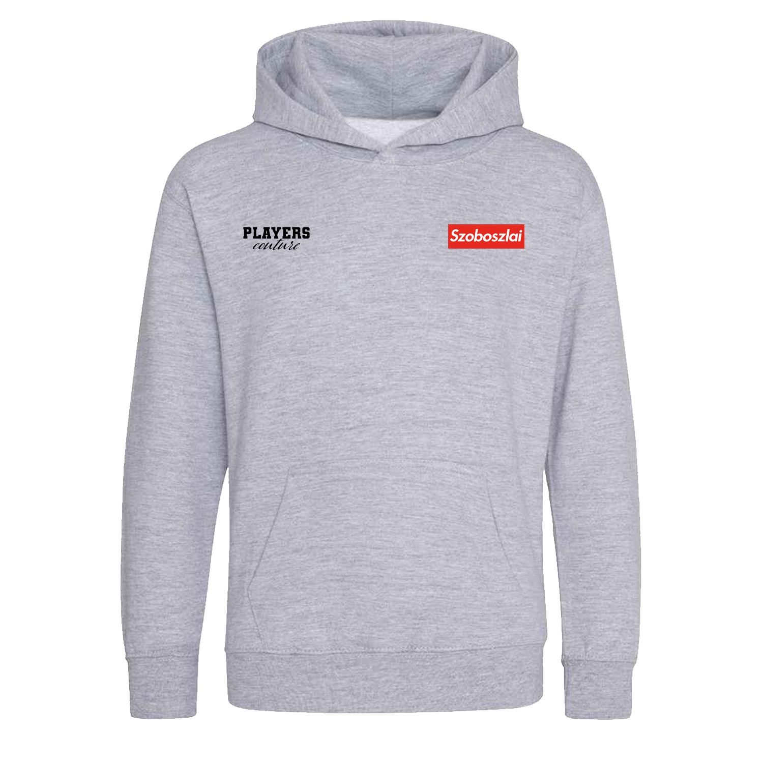 Dominik Szoboszlai Logo Players Couture Kids Hoodie Gray