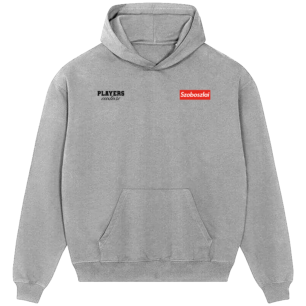 Szoboszlai Logo Players Couture Men's Casual Hoodie Gray