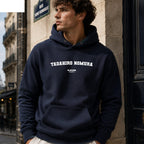 Tadahiro Nomura name-print hoodie - navy