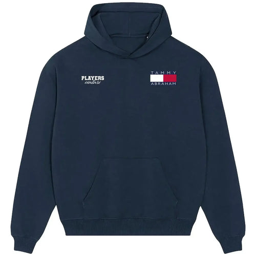 Tammy Abraham hoodie – navy men's hoodie featuring the Tammy Abraham Players Couture logo