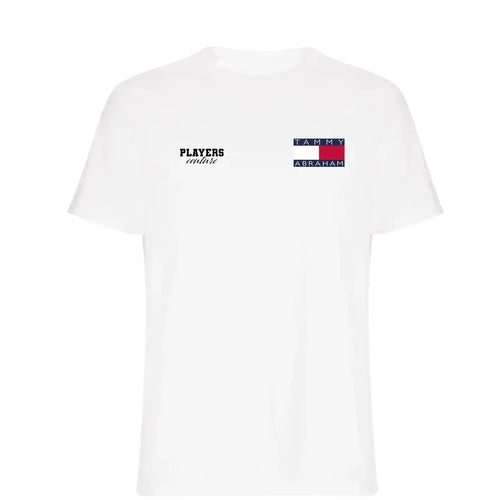 Tammy Abraham t-shirt – white men's t-shirt featuring the Tammy Abraham Players Couture logo