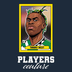 Taribo West World Cup Sticker Kids Hoodie – taribo west navy Players Couture design