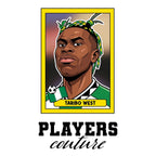Taribo West World Cup Sticker Kids T-Shirt – taribo west white Players Couture design
