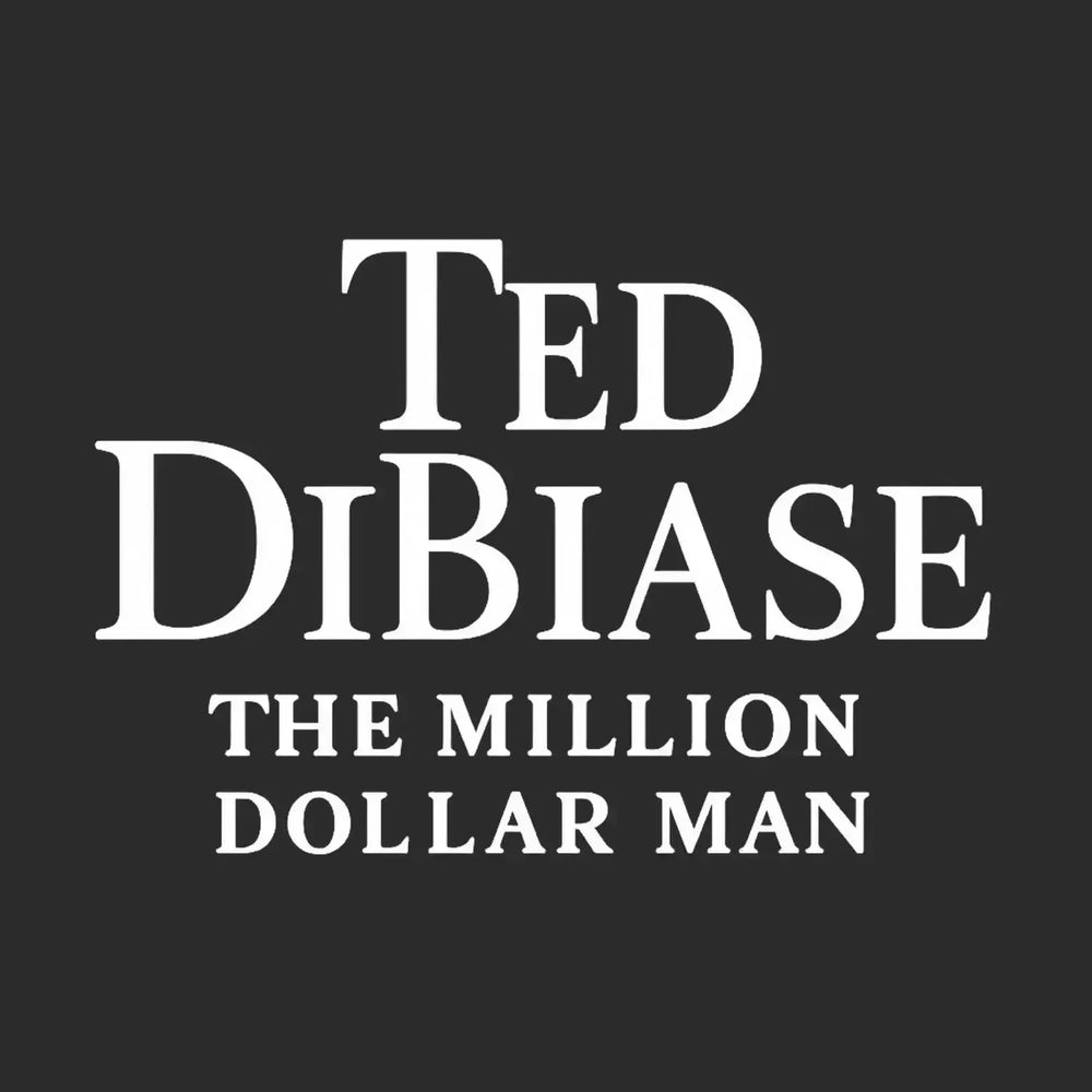 Ted DiBiase The Million Dollar Man Logo Men's Hoodie – black close-up detail shot of the Ted DiBiase The Million Dollar Man