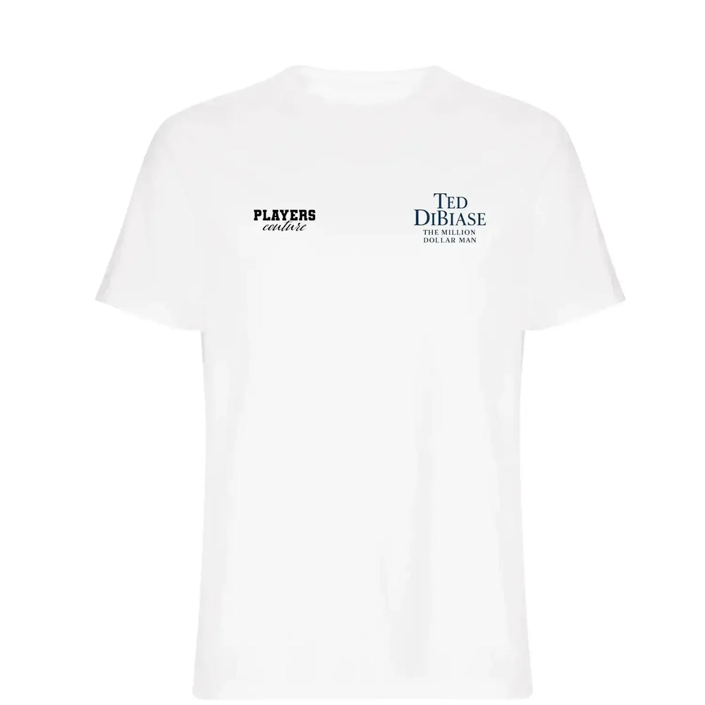 Ted DiBiase The Million Dollar Man t-shirt – white men's t-shirt featuring the Ted DiBiase The Million Dollar Man Players