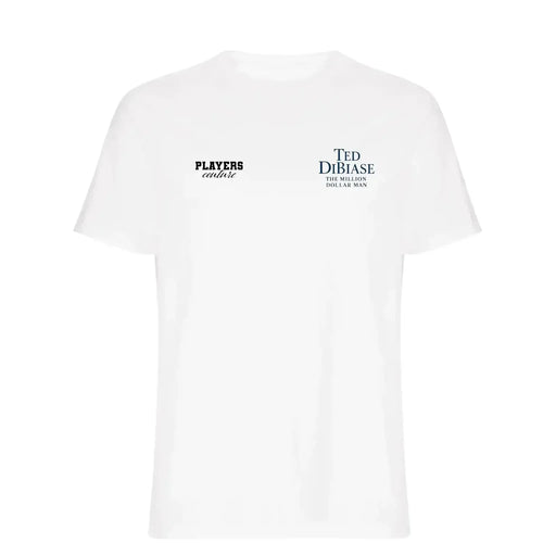 Ted DiBiase The Million Dollar Man t-shirt – white men's t-shirt featuring the Ted DiBiase The Million Dollar Man Players
