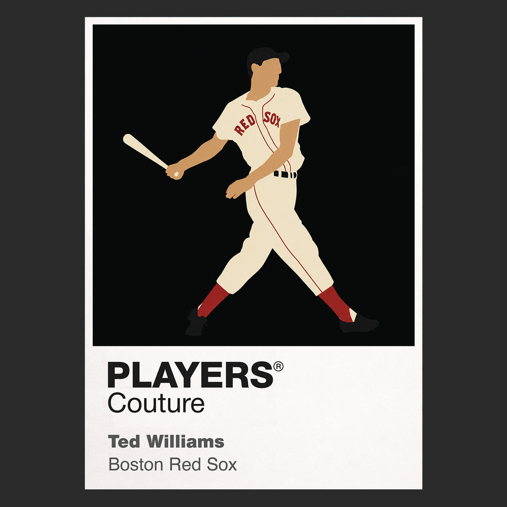 Ted Williams Red Sox Baseball Icon Frame Men's T-Shirt