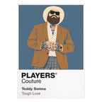 Teddy Swims Teddy Swims' tattoos, beard, cap and emotionally direct soul-pop performance style Icon Frame artwork on white