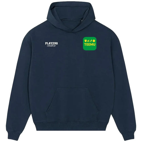 Teemu Pukki hoodie – navy men's hoodie featuring the Teemu Pukki Players Couture logo