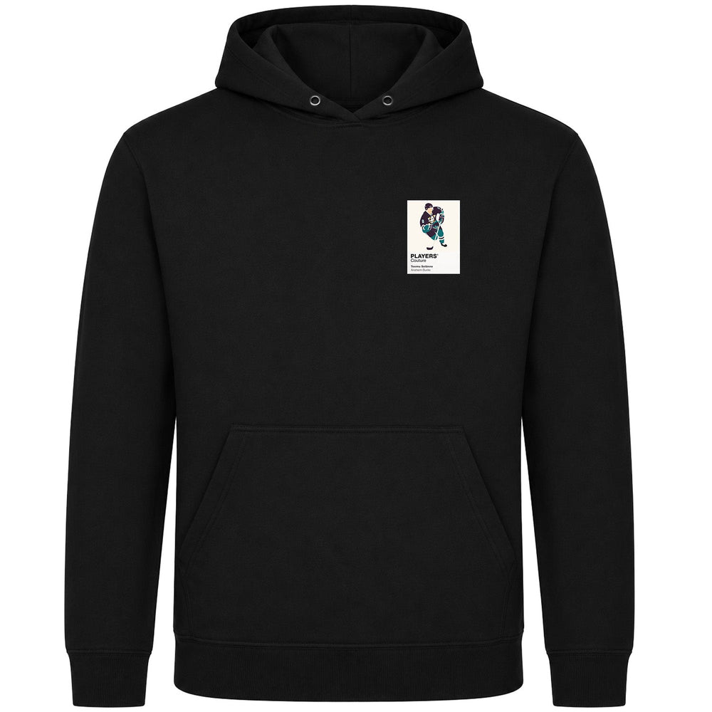 Teemu Selänne Ducks Ice Hockey Icon Frame Men's Hoodie – image 4