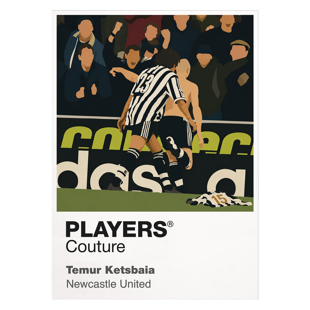 Temur Ketsbaia Newcastle United Icon Frame Men's Hoodie
