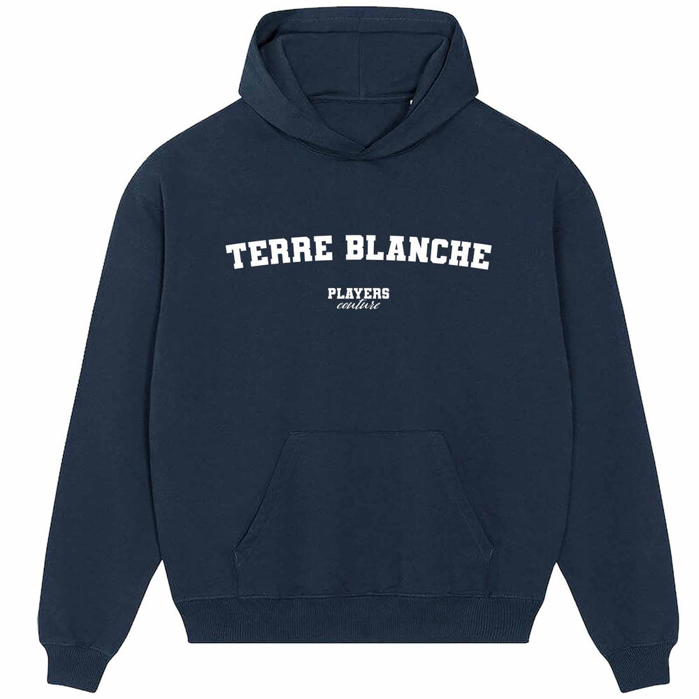 Terre Blanche Men's Hoodie in Navy - Players Couture Fanwear