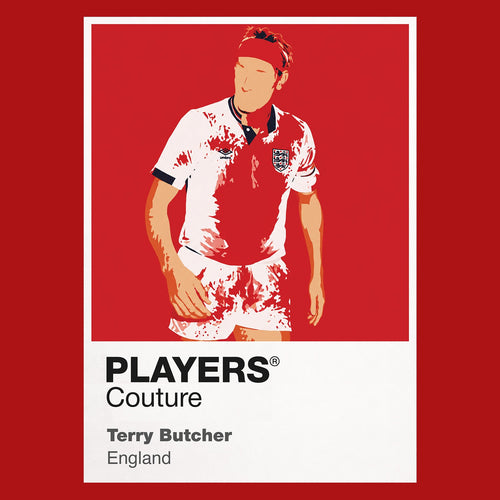 Terry Butcher Players Couture Frame Red
