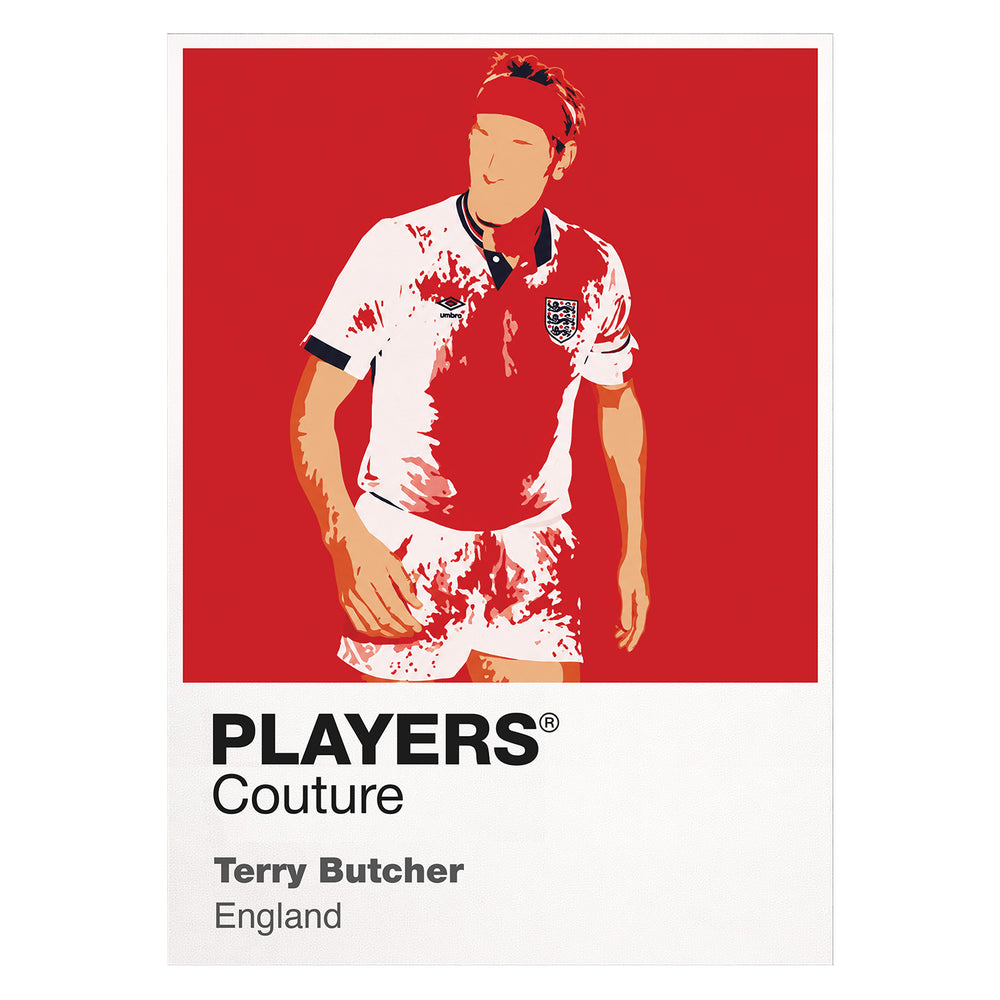 Terry Butcher Players Couture Frame White