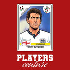 Terry Butcher World Cup Sticker Kids Hoodie – terry butcher red Players Couture design