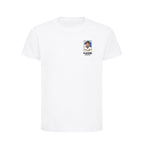 Terry Butcher World Cup Sticker Kids T-Shirt – terry butcher sticker kids white tshirt Players Couture design
