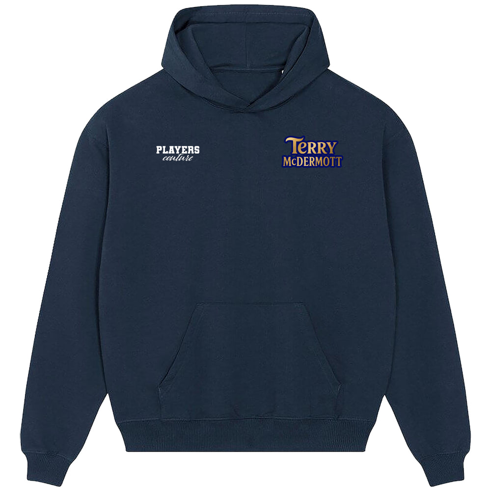 Terry McDermott Logo Players Couture Men's Casual Hoodie Navy