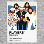 The Beach Boys the Beach Boys' coordinated line-up, vocal-group styling and Californian identity Icon Frame artwork in grey