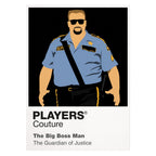 The Big Boss Man Wrestling Icon Frame Men's Hoodie