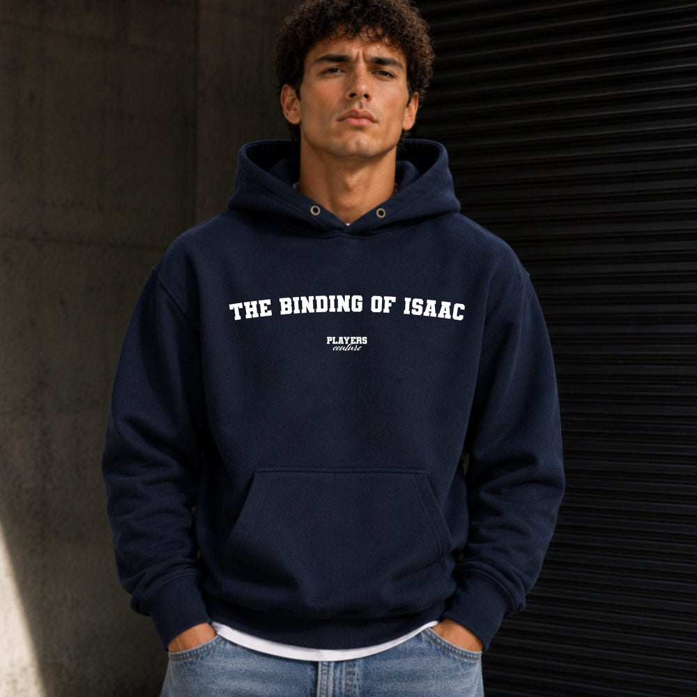 The Binding of Isaac name-print hoodie - black