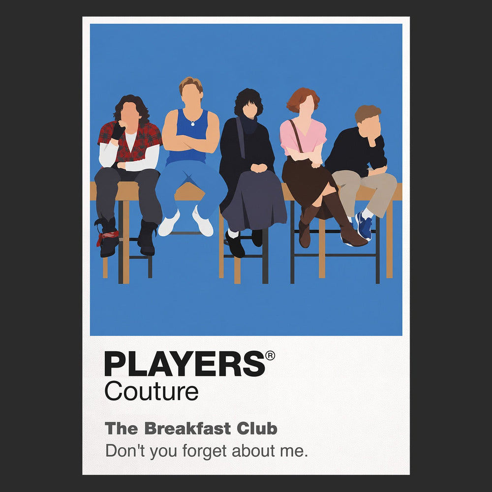 The Breakfast Club five Shermer High students gathered in Saturday detention beyond the labels used to divide them Icon Frame artwork in black