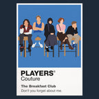 The Breakfast Club five Shermer High students gathered in Saturday detention beyond the labels used to divide them Icon Frame artwork in navy