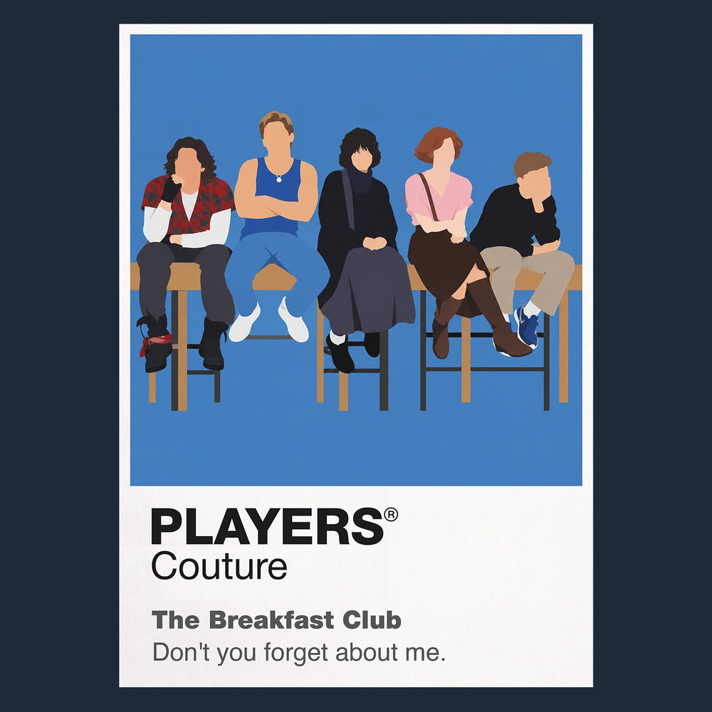 The Breakfast Club five Shermer High students gathered in Saturday detention beyond the labels used to divide them Icon Frame artwork in navy