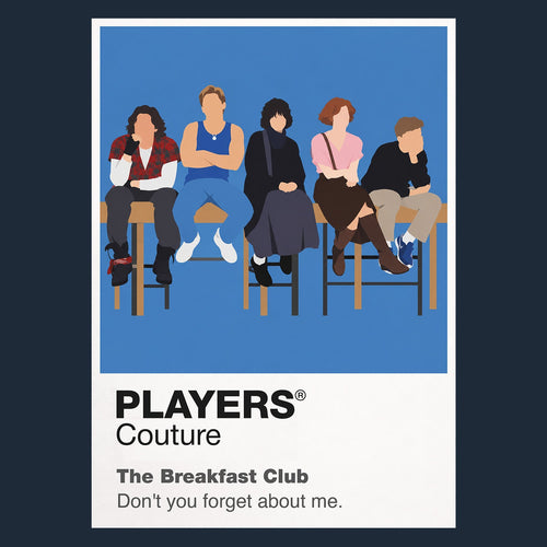 The Breakfast Club five Shermer High students gathered in Saturday detention beyond the labels used to divide them Icon Frame artwork in navy