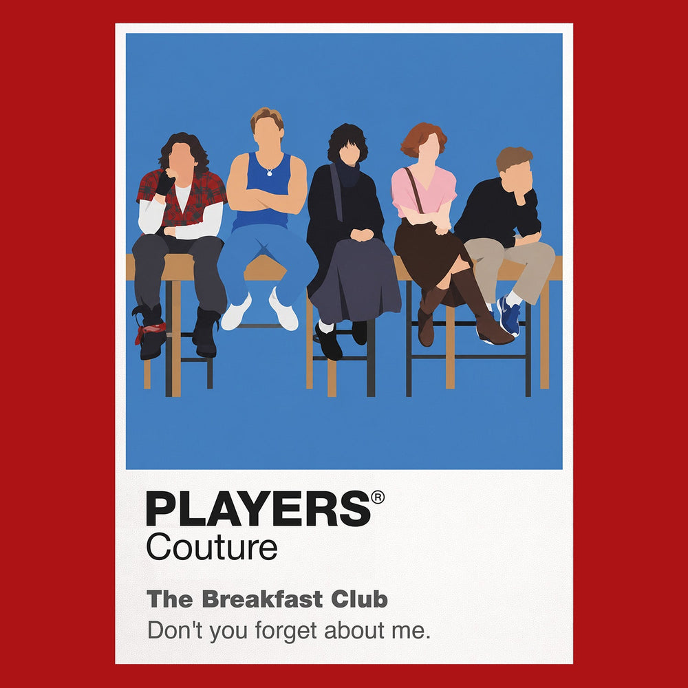 The Breakfast Club five Shermer High students gathered in Saturday detention beyond the labels used to divide them Icon Frame artwork in red