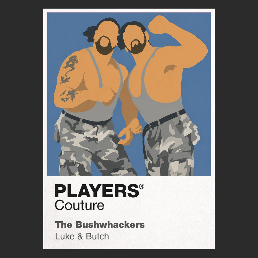 The Bushwhackers Wrestling Icon Frame Men's T-Shirt