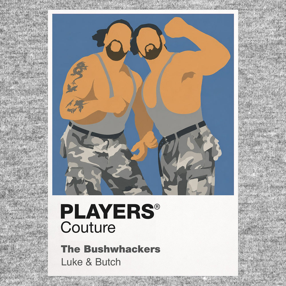 The Bushwhackers Wrestling Icon Frame Men's T-Shirt