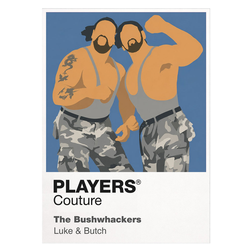 The Bushwhackers Wrestling Icon Frame Men's T-Shirt