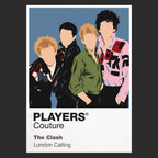 The Clash the Clash's instruments, improvised streetwear and politically charged stage energy Icon Frame artwork in black