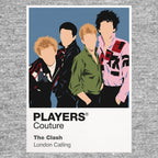 The Clash the Clash's instruments, improvised streetwear and politically charged stage energy Icon Frame artwork in grey
