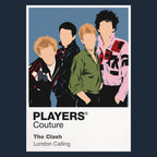 The Clash the Clash's instruments, improvised streetwear and politically charged stage energy Icon Frame artwork in navy