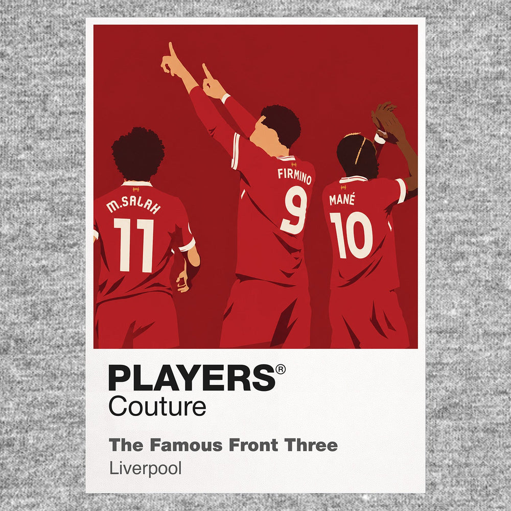The Famous Front 3 Liverpool Icon Frame Kids Hoodie — Gray Artwork